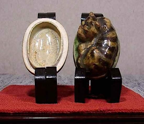 彫塑　富山　松村秀太郎 作　猿　香合　無傷　共箱　保証。 彫塑 富山 松村秀太郎 作 猿 香合 無傷 共箱 保証。 | STORES