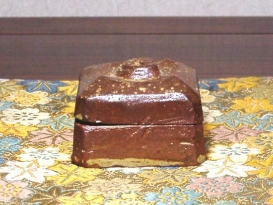 高感度ショップで2023年売れたブランド 楽山窯 無傷。 箱合 香合 作 長岡住右衛門 出雲焼 工芸品