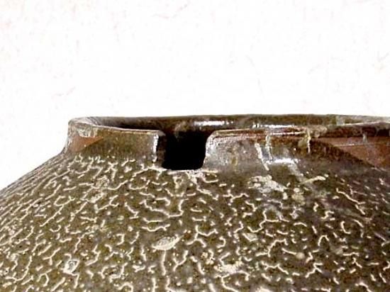 丹波焼 古丹波 灰釉窯変壺 江戸時代前期 鑑定済 箱合 保証