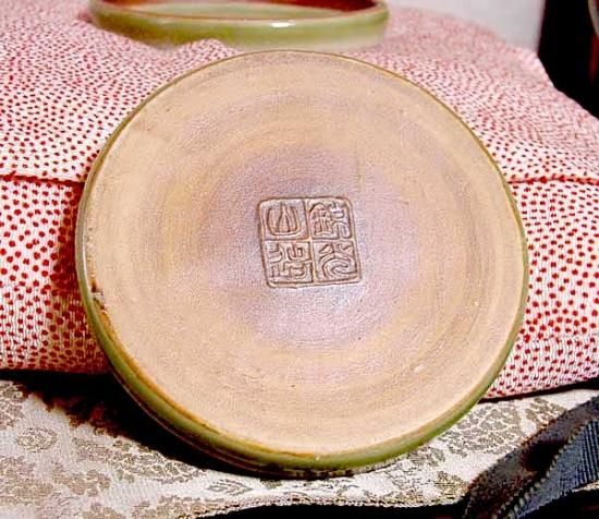 本物品質の 香合 青瓷 作 宗兵衛 錦光山 粟田焼 共箱 保証 無傷 工芸品