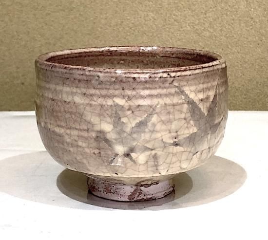 萩焼 長州萩 東光寺窯 二代 中野霓林 作 銘「紅葉」茶碗 紙共箱 萩焼 長州萩 東光寺窯 二代 中野霓林 作 銘「紅葉」茶碗 紙共箱