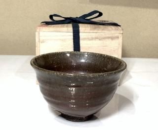 高品質の激安 アガリが素晴らしい一品！！西端正 造 丹波沓茶碗 銘「慶雲」共 丹波