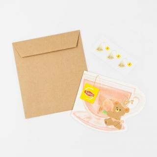 Lipton ティーレター  ピーチティー