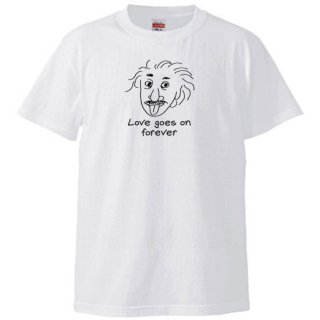 Tシャツ　Love goes on forever