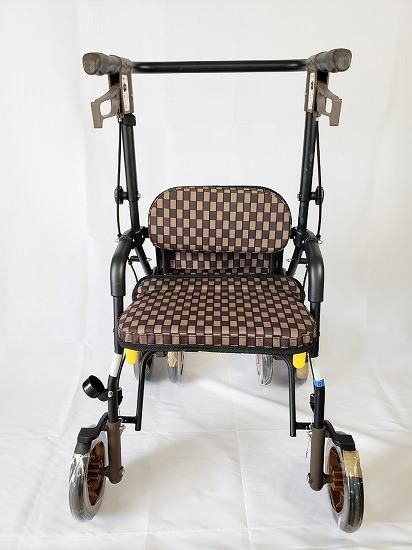 中古】島製作所 シンフォニーEVO | コンパクト歩行車 93cmハイ