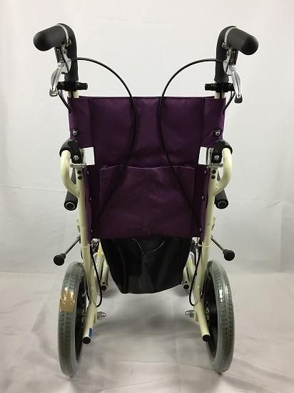 カワムラサイクル 車椅子 AY7シリーズ AY7 花柄オレンジ 座幅