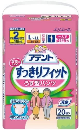 エリエール アテント すっきりフィット うす型パンツ | 女性用