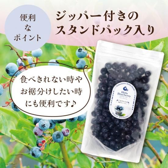 山元ヒルズファーム 宮城県産 完熟 冷凍 ブルーベリー こおり