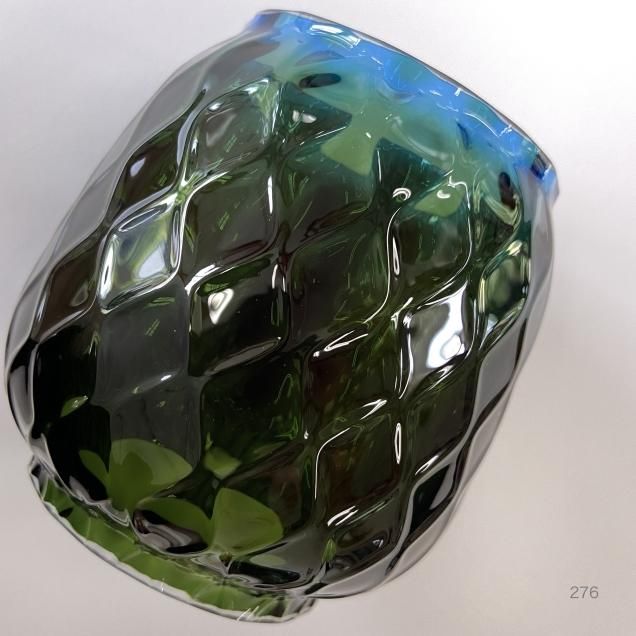 Magma Glass Studio【ランタングローブ】Blue Gradation Magma Glass Studio【ランタングローブ】Blue Gradation