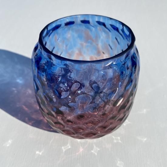 Magma Glass Studio【ランタングローブ】Blue/Violet Magma Glass Studio【ランタングローブ】Blue/Violet