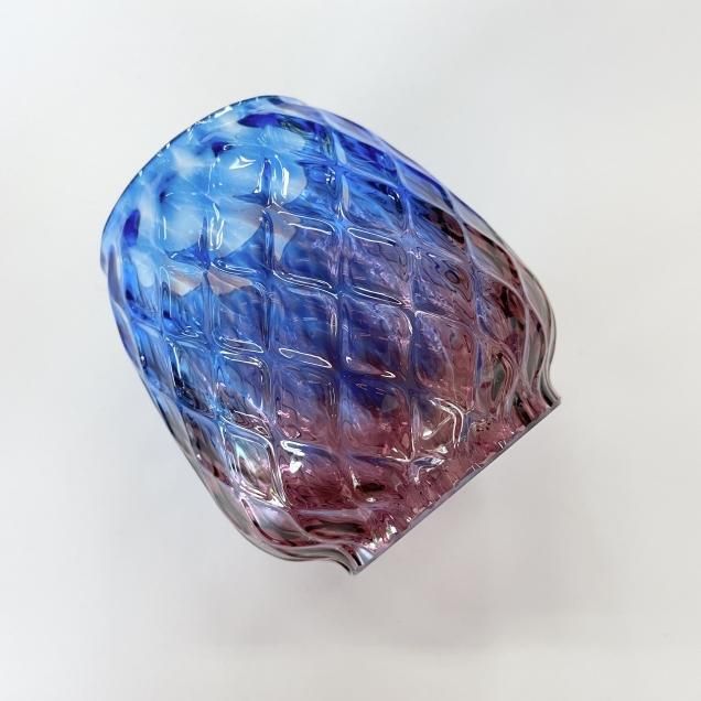 Magma Glass Studio【ランタングローブ】Blue/Violet Magma Glass Studio【ランタングローブ】Blue/Violet