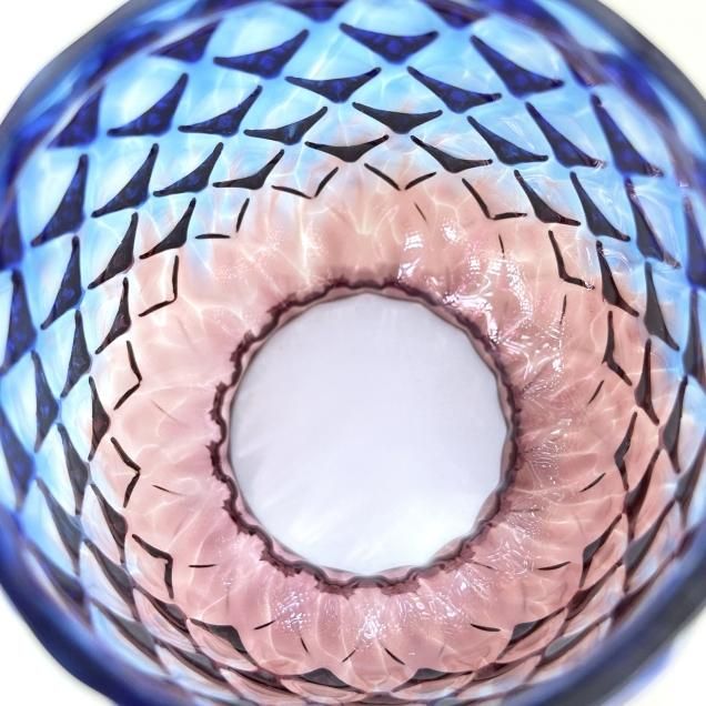 Magma Glass Studio【ランタングローブ】Blue/Violet Magma Glass Studio【ランタングローブ】Blue/Violet