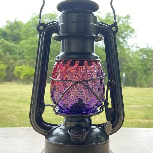 Magma Glass Studio【ランタングローブ】Pink/Purple Magma Glass Studio【ランタングローブ】Pink/Purple