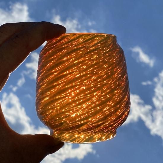 Magma Glass Amber Mirror マグマグラスアンバー Magma Glass Amber Mirror マグマグラスアンバーミラー 凛】Magma