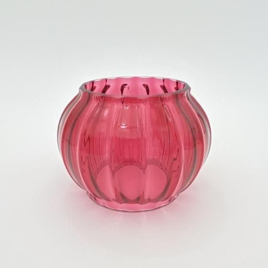Magma Glass Studio【ランタングローブ】Pink Ruby Magma Glass Studio【ランタングローブ】Pink Ruby