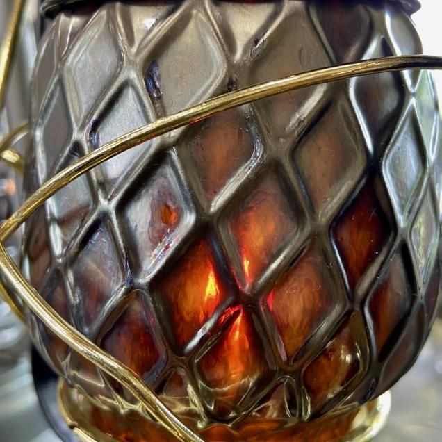 Magma Glass Studio【ランタングローブ】Iron Gray Magma Glass Studio【ランタングローブ】Iron Gray