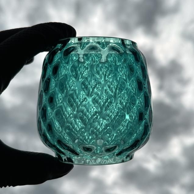 Magma Glass Studio【ランタングローブ】Silver Green|ランタン Magma Glass Studio【ランタングローブ】Silver Green|ランタン