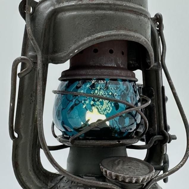 Magma Glass Studio【ランタングローブ】Silver Green Magma Glass Studio【ランタングローブ】Silver Green