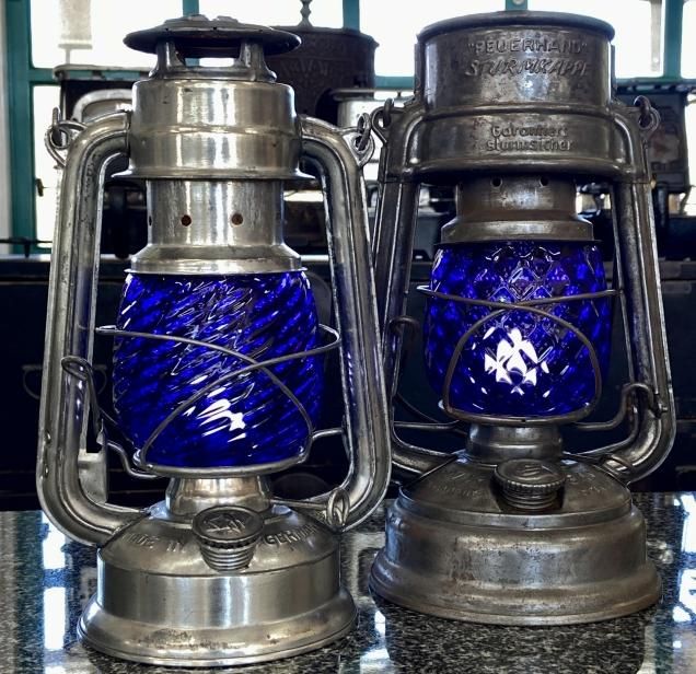 Magma Glass Studio【ランタングローブ】Silver Blue Magma Glass Studio【ランタングローブ】Silver Blue