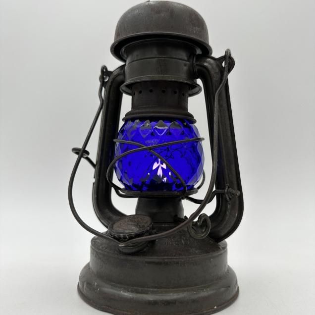 Magma Glass Studio【ランタングローブ】Silver Blue Magma Glass Studio【ランタングローブ】Silver Blue