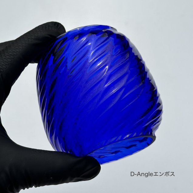 Magma Glass Studio【ランタングローブ】Silver Blue