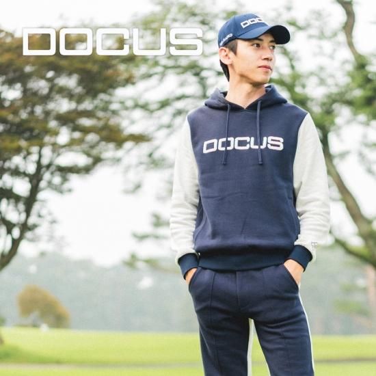 DOCUS ドゥーカス hoodie ゴルフウェア　パーカー　総柄　XL パーカー 単品 ゴルフウェア メンズ レディース ユニセックス
