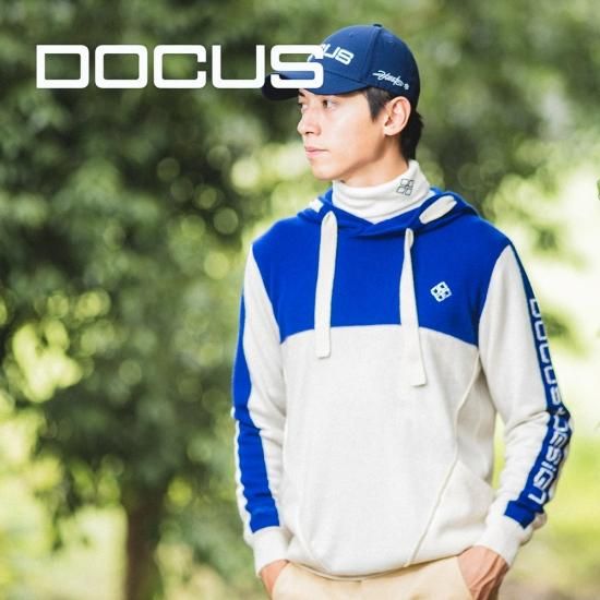 DOCUS ゴルフウェアDCM23A023 ドゥーカス カシミヤ フーディ XL SHOP DOCUS限定】 DCM23A023 DOCUS ドゥーカス カシミア
