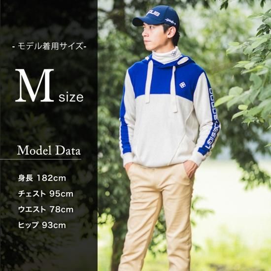 DOCUS ゴルフウェアDCM23A023 ドゥーカス カシミヤ フーディ XL SHOP DOCUS限定】 DCM23A023 DOCUS ドゥーカス カシミア