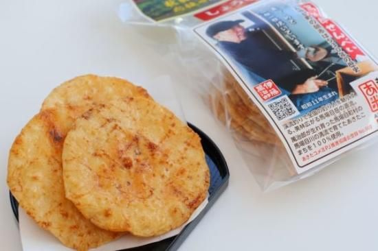 秋田内陸線応援せんべい～5枚入り～ 3パック - 秋田内陸線｜笑EMI