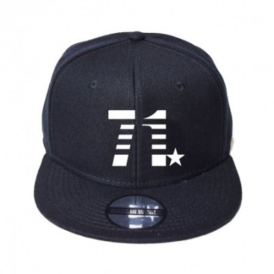 snap back cap (71☆) <br>black