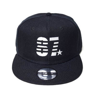 snap back cap (87☆) <br>black