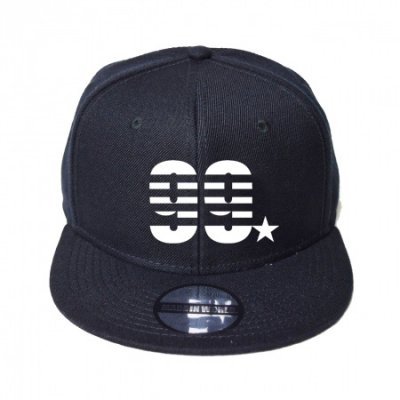 snap back cap (99☆) <br>black