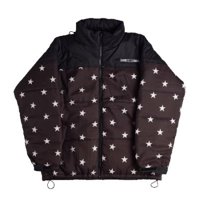 puffy jacket black