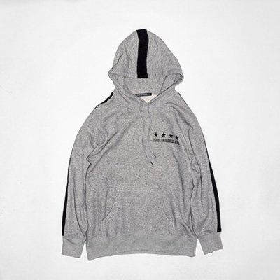 pull over sweat parka (one line) gray