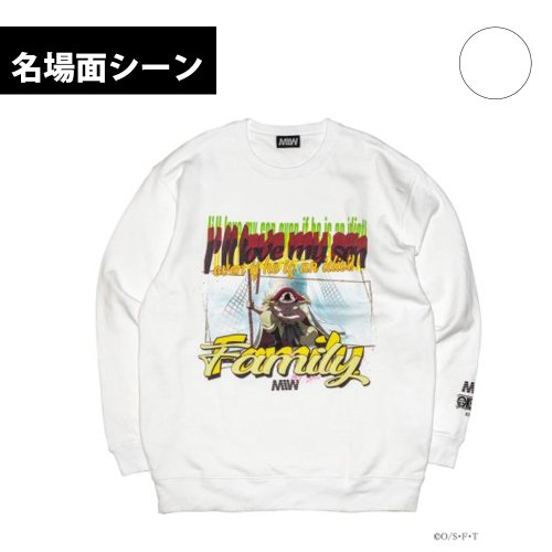 <img class='new_mark_img1' src='https://img.shop-pro.jp/img/new/icons14.gif' style='border:none;display:inline;margin:0px;padding:0px;width:auto;' />crew neck sweat（Family）white