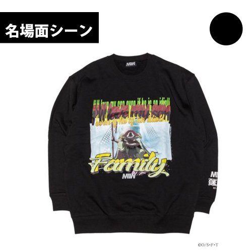 <img class='new_mark_img1' src='https://img.shop-pro.jp/img/new/icons14.gif' style='border:none;display:inline;margin:0px;padding:0px;width:auto;' />crew neck sweat（Family）black