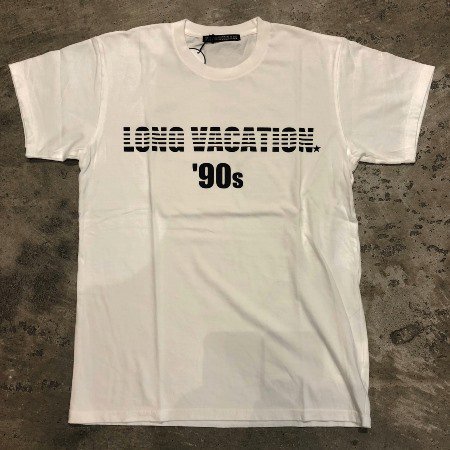 crew neck tee (LONG VACATION) white