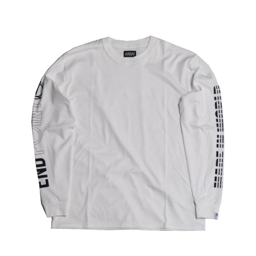 <img class='new_mark_img1' src='https://img.shop-pro.jp/img/new/icons14.gif' style='border:none;display:inline;margin:0px;padding:0px;width:auto;' />VIBTEX crew neck long sleeve tee (sleeve logo) <br /> white