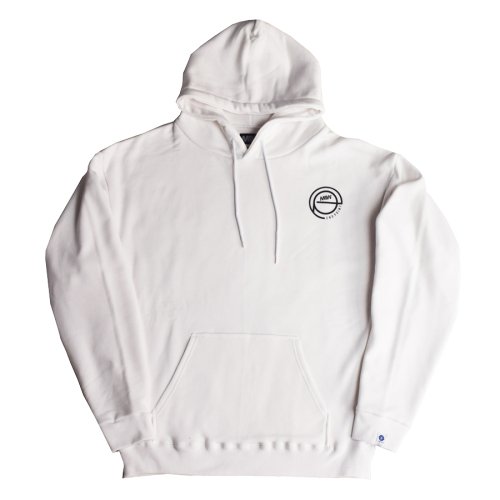 VIBTEX pull over hoodie sweat (gradation) <br /> white