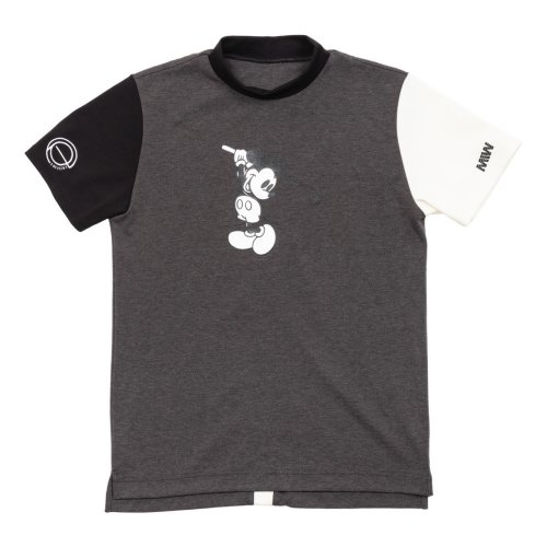 <img class='new_mark_img1' src='https://img.shop-pro.jp/img/new/icons14.gif' style='border:none;display:inline;margin:0px;padding:0px;width:auto;' />ladies mock neck shirtmickey <br /> black