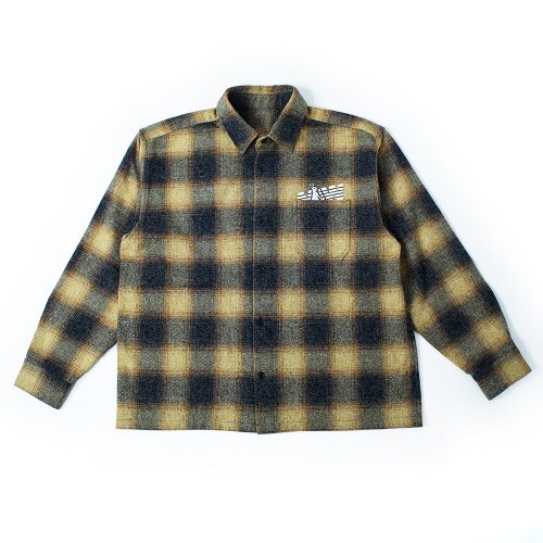<img class='new_mark_img1' src='https://img.shop-pro.jp/img/new/icons14.gif' style='border:none;display:inline;margin:0px;padding:0px;width:auto;' />check shirt <br /> yellow