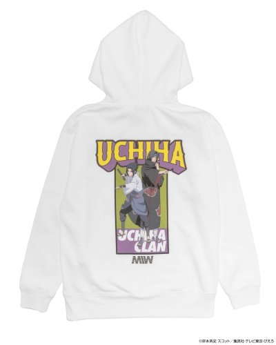 <img class='new_mark_img1' src='https://img.shop-pro.jp/img/new/icons14.gif' style='border:none;display:inline;margin:0px;padding:0px;width:auto;' />pull over hoodie（comics）UCHIHA white