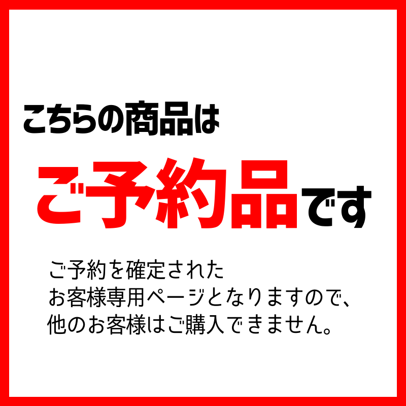 他の方は購入できません-