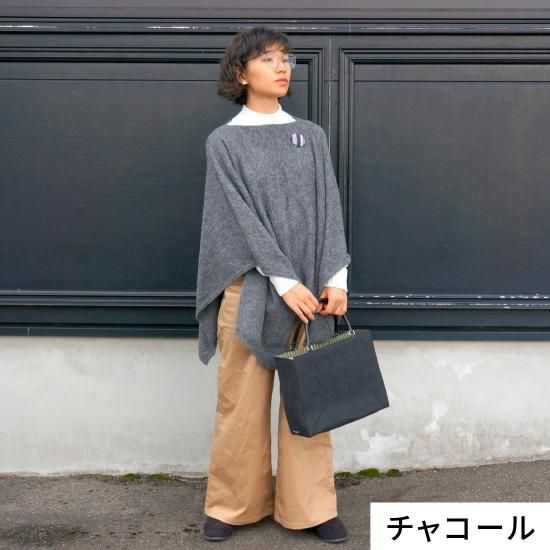 yoko-L かぶるポンチョ / なめらかアルパカ シンプル天竺 - サイフク
