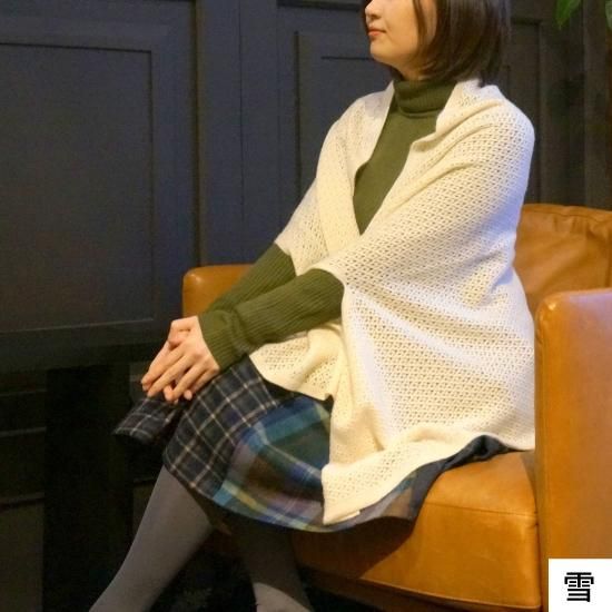 nico ストールポンチョ / 贅沢なカシミヤ100% 雪国新潟の冬の nico ストールポンチョ / 贅沢なカシミヤ100% 雪国新潟の冬の