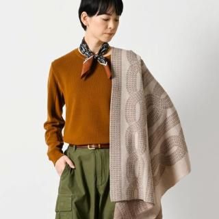 【美品】Se ninon セ・ニノン ストール　ブラック　大きいサイズ 美品】Se ninon セ・ニノン ストール ブラック 大きいサイズ