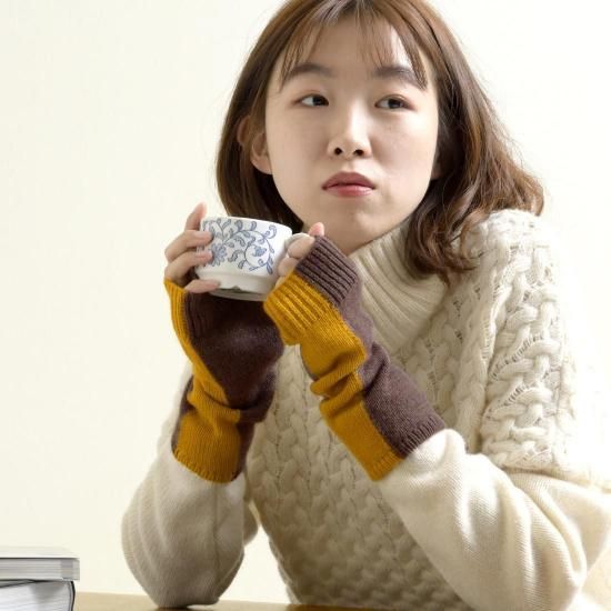 kote アームウォーマー / ツートンカラー 天竺 - サイフク公式