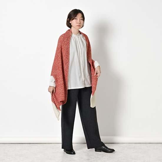 おなかをつつむ / のびるニットパンツ ワイドタイプ あったか おなかをつつむ / のびるニットパンツ ワイドタイプ あったか
