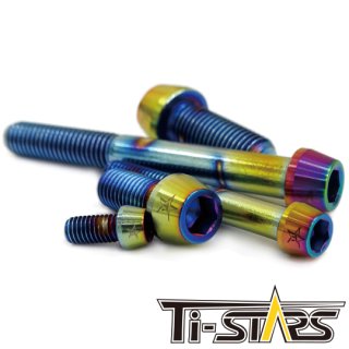 Ti-STARS ƥ쥹ܥ M6x1.0 35mmե󥯥С 10ܥåȡ귿͹̵
