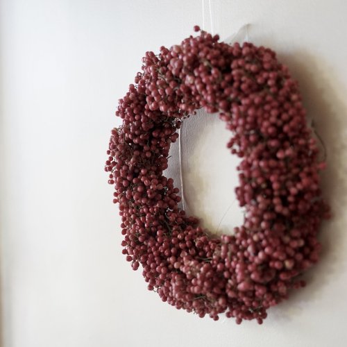 wreath S (pink pepper)